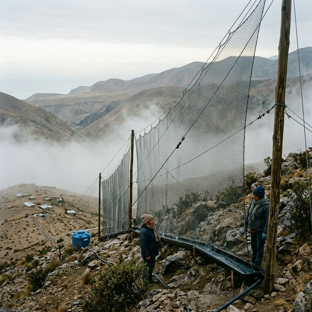 Atrapanieblas en Lomas de Lima